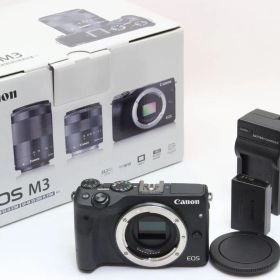 B+ (並品) Canon キヤノン EOS M3 ブラック ボディ 初期不良返品無料 1-93