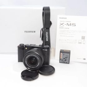 【ショット数：286枚】FUJIFILM フジフィルム X-M5 レンズキット(XF15-45) ブラック ミラーレス一眼カメラ