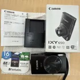 【美品】Canon IXY 650 ブラック デジタルカメラ SDカード付き