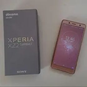 新品 ドコモ xperia xz2 compact simフリー コーラルピンク