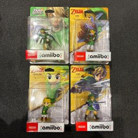 新品未開封 amiibo アミーボ 4個セット ゼルダの伝説 リンク あつ森