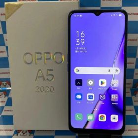 【中古】即日発送可OPPO A5 2020 64GB ブルー CPH1943 SIMフリー