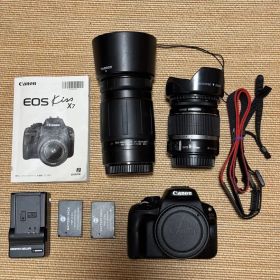 Canon EOS Kiss X7 + レンズ2本 訳あり激安‼️