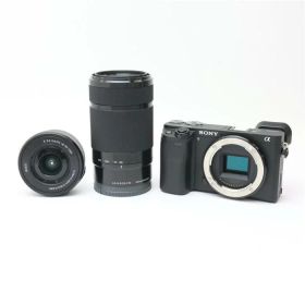 【中古】 《美品》 SONY α6400 ダブルズームレンズキット ILCE-6400Y ブラック [ デジタルカメラ ]