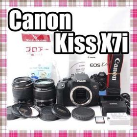 ✨超豪華✨ショット数4042回✨Canon kiss X7i ダブルレンズセット(デジタル一眼)