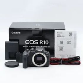 【ショット数1,000以下】Canon EOS R10 ボディ ブラック APS-C高速AF/連写・4K動画対応/軽量コンパクトで旅行・Vlog撮影に最適 ミラーレス一眼カメラ【中古】