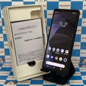 【中古】即日発送可Xperia 10 III 6GB/128GB ブラック SOG04 AU版SIMフリー
