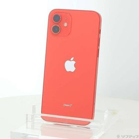 〔中古〕Apple(アップル) iPhone12 64GB プロダクトレッド MGHQ3J／A SIMフリー〔262-ud〕