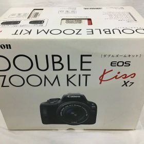 【全品ポイント10倍！要エントリー】【期間限定セール】キヤノン Canon デジタル一眼レフカメラ EOS Kiss X7 ダブルズームキット 【中古】