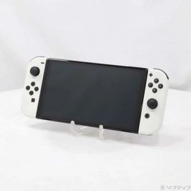 【中古】Nintendo(任天堂) Nintendo Switch 有機ELモデル Joy-Con(L)／(R) ホワイト 【220-ud】