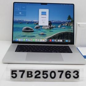 Apple MacBook Pro 16in 2021 A2485 シルバー Apple M1 Max 64GB/1TB(SSD)/16W/3456x2234LiquidRetinaXDR 画面キズあり【中古】【20260203】
