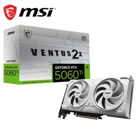 MSI｜エムエスアイ MSI GeForce RTX 5060 Ti 16G VENTUS 2X OC WHITE PLUS グラフィックスボード（ホワイト） 5060TI16GVENTUS2XW