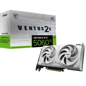 GeForce RTX 5060 Ti 16G VENTUS 2X OC WHITE MSI ホワイト [グラフィックボード]