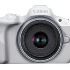 Canon ミラーレス一眼カメラ EOS R50 標準ズームレンズキット(RF-S18-45) ホワイト/APS-C/約376g EOSR50WH-1845ISSTMLK