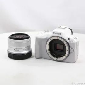 ソフマップ 〔中古品〕 EOS R50 RF-S18-45 IS STM レンズキット ホワイト【262】
