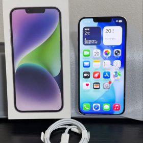 【美品】iPhone 14 128GB SIMフリー MPUY3J/A パープル