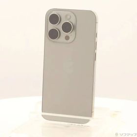 ソフマップ 〔中古品〕 iPhone15 Pro 256GB ナチュラルチタニウム MTUF3J／A SIMフリー【348】