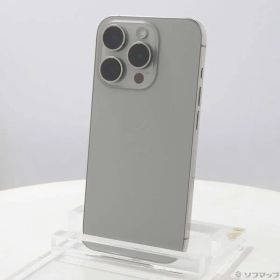 ソフマップ 〔中古品〕 iPhone15 Pro 256GB ナチュラルチタニウム MTUF3J／A SIMフリー【377】