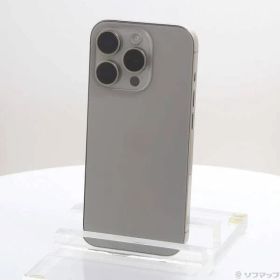 ソフマップ 〔中古品〕 iPhone15 Pro 512GB ナチュラルチタニウム MTUK3J／A SIMフリー【262】