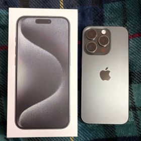 iPhone 15 pro 256GB SIMフリー ブラックチタニウム