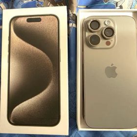 SIMフリー【美品】iPhone15 Pro 512GB ナチュラルチタニウム