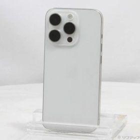 ソフマップ 〔中古品〕 iPhone15 Pro 128GB ホワイトチタニウム MTU83J／A SIMフリー【368】