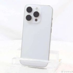 ソフマップ 〔中古品〕 iPhone15 Pro 128GB ホワイトチタニウム MTU83J／A SIMフリー【269】