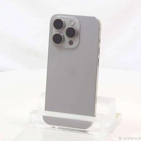 ソフマップ 〔中古品〕 iPhone15 Pro 128GB ナチュラルチタニウム MTU93J／A SIMフリー【344】