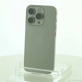 ソフマップ 〔中古品〕 iPhone15 Pro 128GB ナチュラルチタニウム MTU93J／A SIMフリー【344】