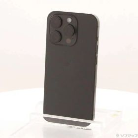 ソフマップ 〔中古品〕 iPhone15 Pro 128GB ブラックチタニウム MTU73J／A SIMフリー【269】