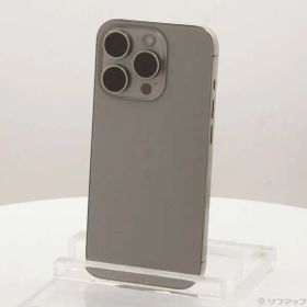 ソフマップ 〔中古品〕 iPhone15 Pro 128GB ナチュラルチタニウム MTU93J／A SIMフリー【258】