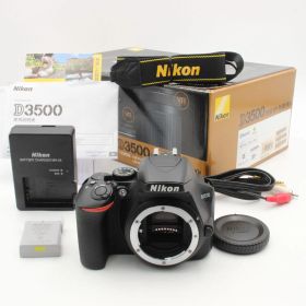 ショット数1204 【極美品】 Nikon ニコン D3500 ボディ デジタル 一眼レフ カメラ nikon 元箱付属品 88010