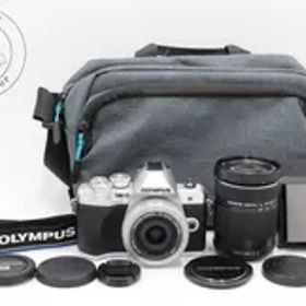 極上品☆OLYMPUS オリンパス OM-D E-M10 Mark III EZ ダブルズームキット シルバー ###10649/50/51
