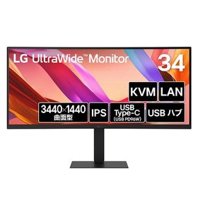 LGエレクトロニクス PCモニター LG UltraWide Monitor 34U650A-B 34型 /UWQHD(3440×1440） 3800R曲面型 IPS Monitor ウルトラワイド ディスプレイ