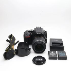 Nikon デジタル一眼レフカメラ D5600 AF-P 18-55 VR レンズキット ブラック D5600LKBK