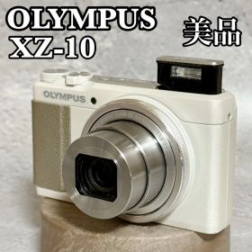 【美品】OLYMPUS XZ-10 ホワイト 高級コンデジ 動作品 付属品完備