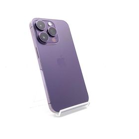 アップル(Apple)の【全額返金保証】【最速発送】Apple iPhone iPhone 14 Pro 128GB ディープパープル docomo SIMフリー 動作確認済(スマートフォン本体)