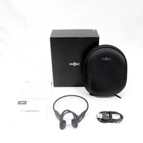 SHOKZ ショックス OPENRUN PRO 黒 ブラック 骨伝導イヤホン☆◎35◎