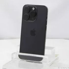 ソフマップ 〔中古品〕 iPhone15 Pro 128GB ブラックチタニウム MTU73J／A SIMフリー【269】