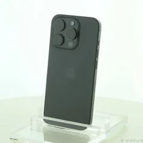 ソフマップ 〔中古品〕 iPhone15 Pro 128GB ブラックチタニウム MTU73J／A SIMフリー【196】
