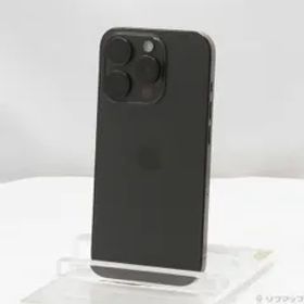 ソフマップ 〔中古品〕 iPhone15 Pro 128GB ブラックチタニウム MTU73J／A SIMフリー【262】