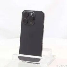ソフマップ 〔中古品〕 iPhone15 Pro 128GB ブラックチタニウム MTU73J／A SIMフリー【344】