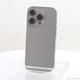 ソフマップ 〔中古品〕 iPhone15 Pro 512GB ナチュラルチタニウム MTUK3J／A SIMフリー【344】