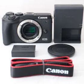 ★美品★ Canon キャノン ミラーレス一眼カメラ EOS M6 Mark II ボディー ブラック #7014
