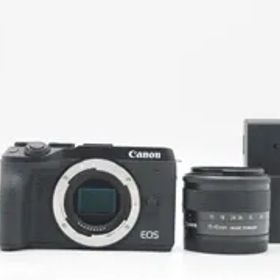 キャノン Canon EOS M6 Mark II 4K 15-45mm Lens Digital Camera Black [新品同様] #Z5782A