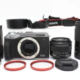 3000ショット以下！Canonキャノン EOS M6 Mark II ダブルズームキット