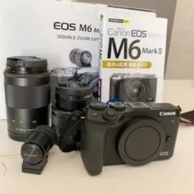Canon EOS M6 MARK II WズームEVFキット BK