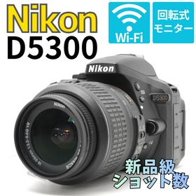 ニコン(Nikon)の◆新品級ショット数◆Nikon D5300 スマホ転送 WiFi機 動画 自撮り(デジタル一眼)