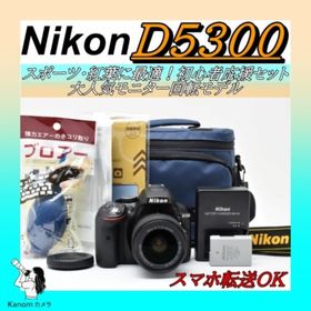 キヤノン(Canon)の美品⭐旅行・スポーツに最適⭐初心者応援セット⭐Nikon D5300 ⭐一眼レフ(デジタル一眼)