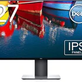 Dell モニター 27インチ U2719D(広視野角/フレームレス/WQHD/IPS非光沢/ブルーライト軽減/フリッカーフリー/液晶モニター 中古 604
